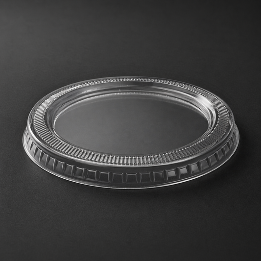 2 oz Clear Plastic Lids, 2500 Count Case
