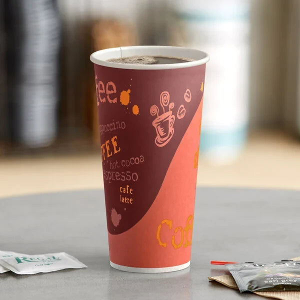 20oz Hot Cup Printed - 500/Case