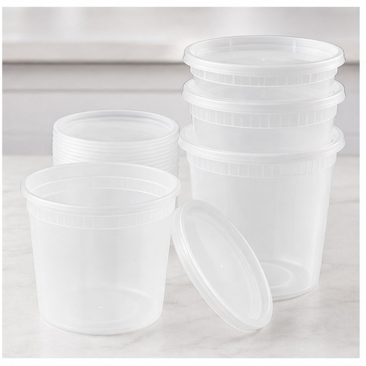 24oz Combo Deli Soup Container - 240/Case