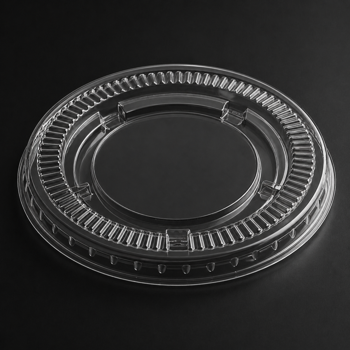 3.25 oz / 4 oz Clear Portion Cup Lids, 2500 Count Case