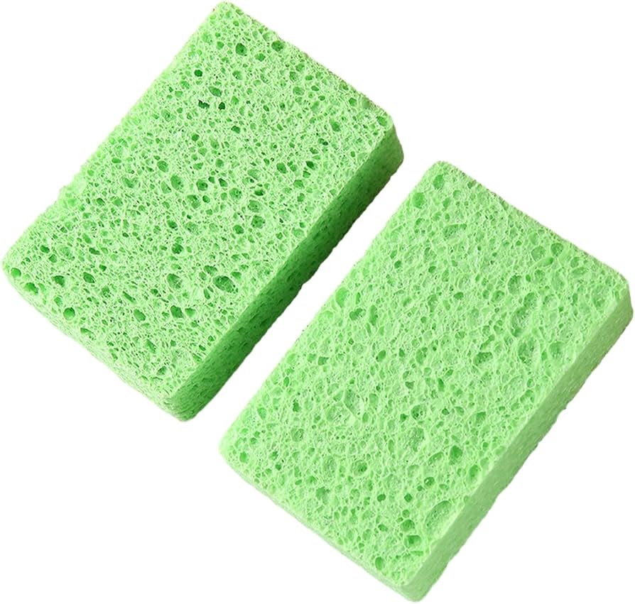 6" x 3 1/2" x 3/4" Green POT Sponge