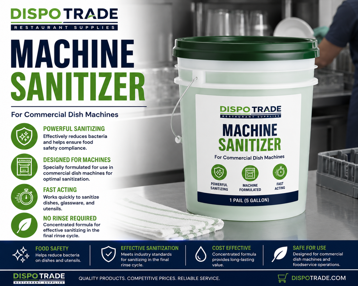 Dish Washing Machine Sanitizer - 5 gallon / 640oz.