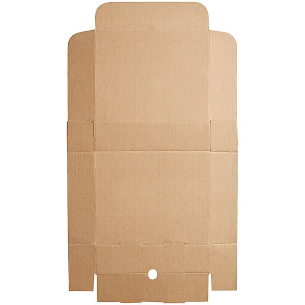 13" x 10 1/2" x 3 1/4" Half Size Corrugated Catering Box - 50/Case