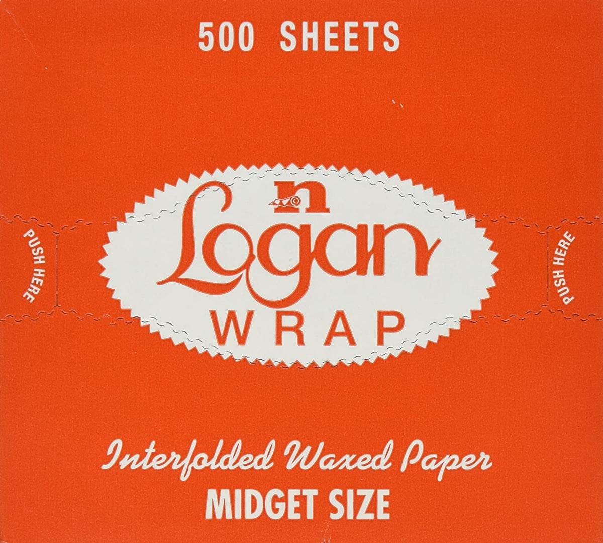 6" X 10 3/4' Logan Wax Paper Midget - 6,000/Case