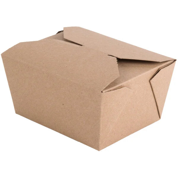 Bio-Plus Earth Kraft Microwavable Paper #1 - 4 3/8" x 3 1/2" x 2 1/2" - 450/Case