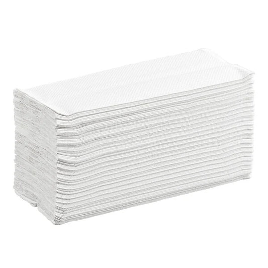 White Kraft M-Fold (Multifold) Towel - 4,000/Case