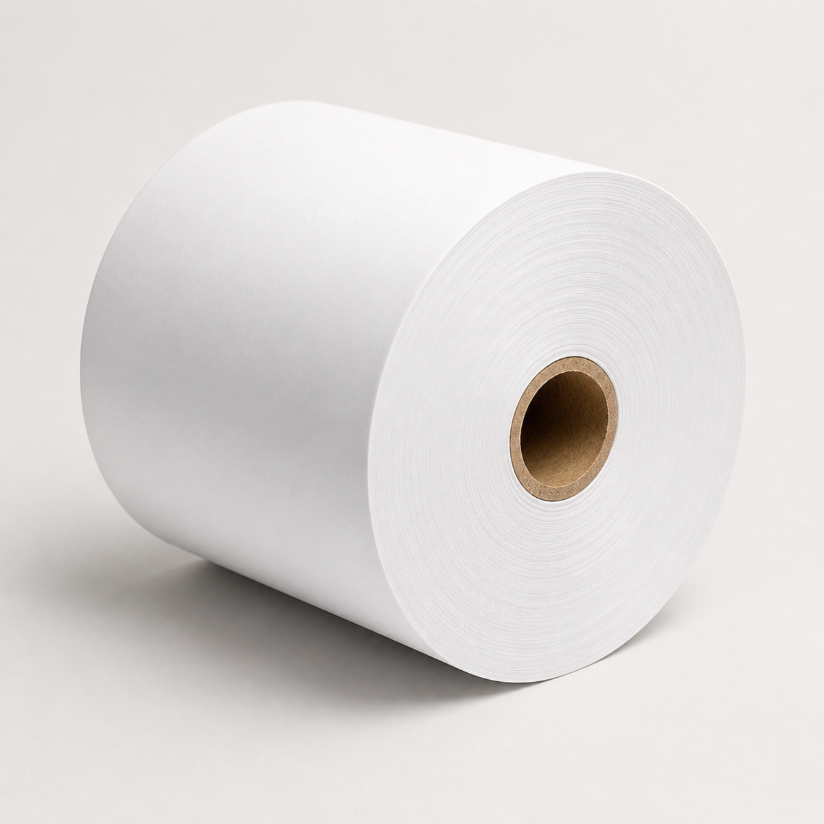 3 1/8" x 230' Thermal Paper Roll White – White (50/Case)