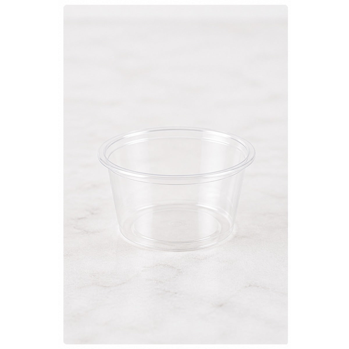 0.75oz. Clear Plastic Souffle Cup / Portion Cup - 2,500/Case