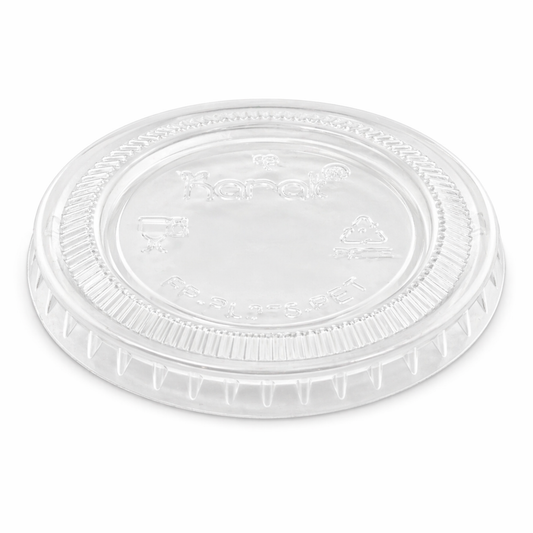 1 oz Clear Portion Cup Lids, 2500 Count Case