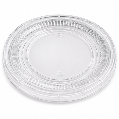 1 oz Clear No-Slot Portion Container Lids, 2500 Count Case