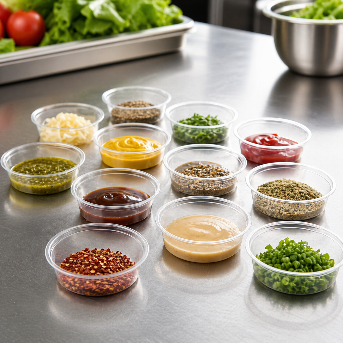 1.5 oz Clear Portion Cups, 2500 Count Case