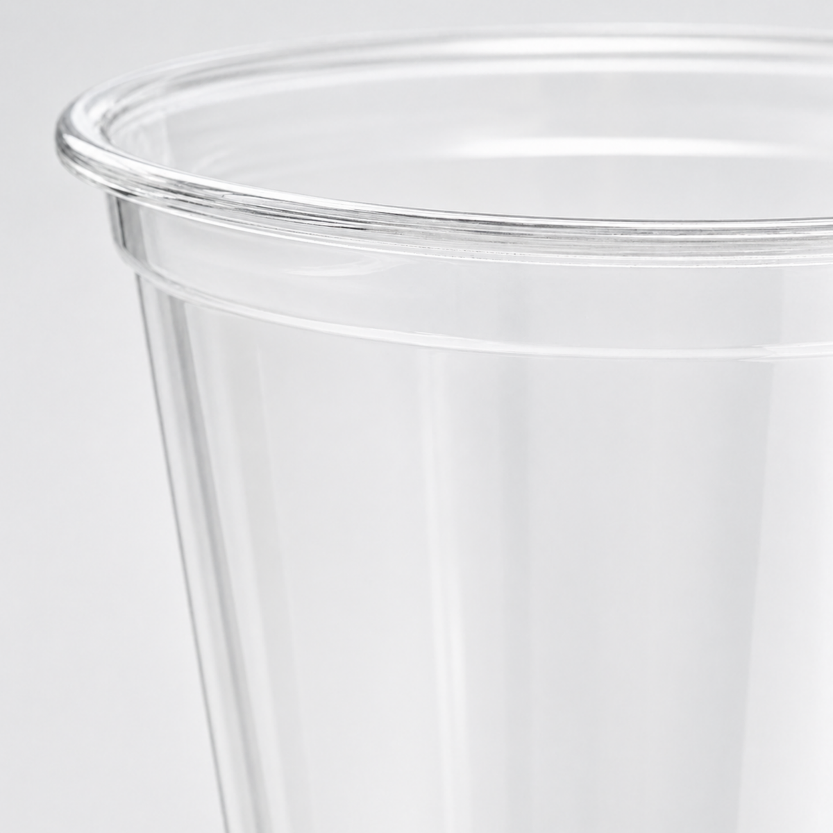 Rise Up 10 oz Clear PET Plastic Cold Cup - 1000/Case