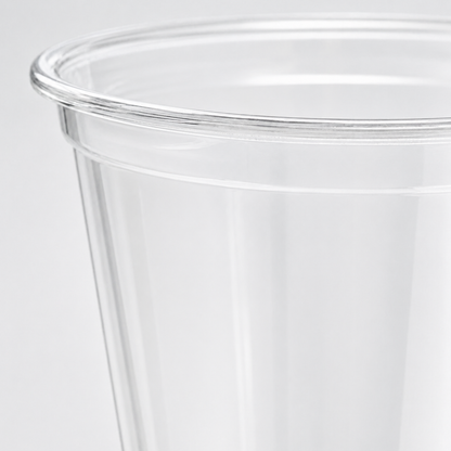 Rise Up 10 oz Clear PET Plastic Cold Cup - 1000/Case