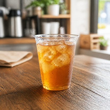 Rise Up 10 oz Clear PET Plastic Cold Cup - 1000/Case