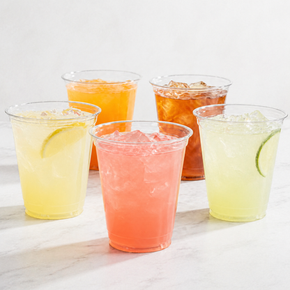 Rise Up 10 oz Clear PET Plastic Cold Cup - 1000/Case