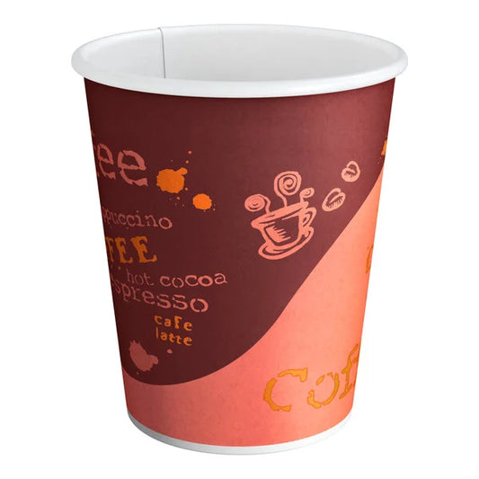 10oz Hot Cup Printed - 1,000/Case