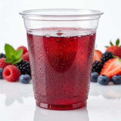 Rise Up 12 oz Clear PET Plastic Cold Cup - 1000/Case