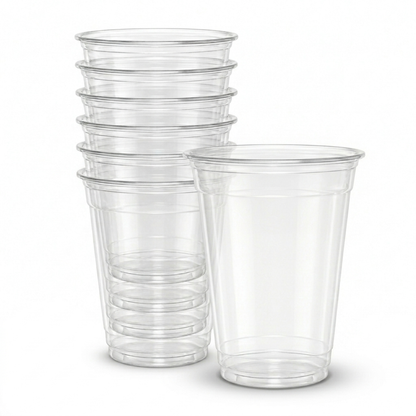 Rise Up 12 oz Clear PET Plastic Cold Cup - 1000/Case