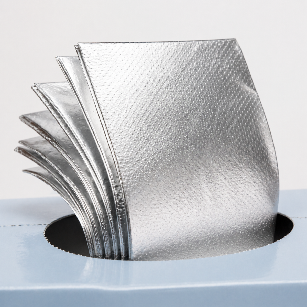 Rise Up 12" x 10 3/4" Interfolded Pop-Up Aluminum Foil Sheets - 3000/Case