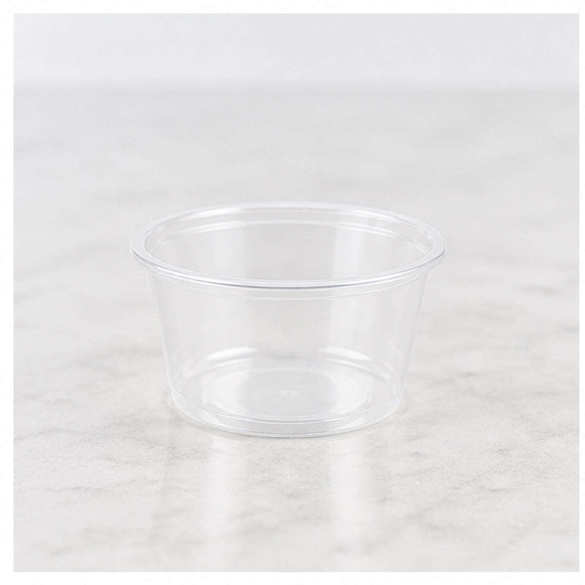 1.5oz. Clear Plastic Souffle Cup / Portion Cup Heavy Duty - 2,500/Case