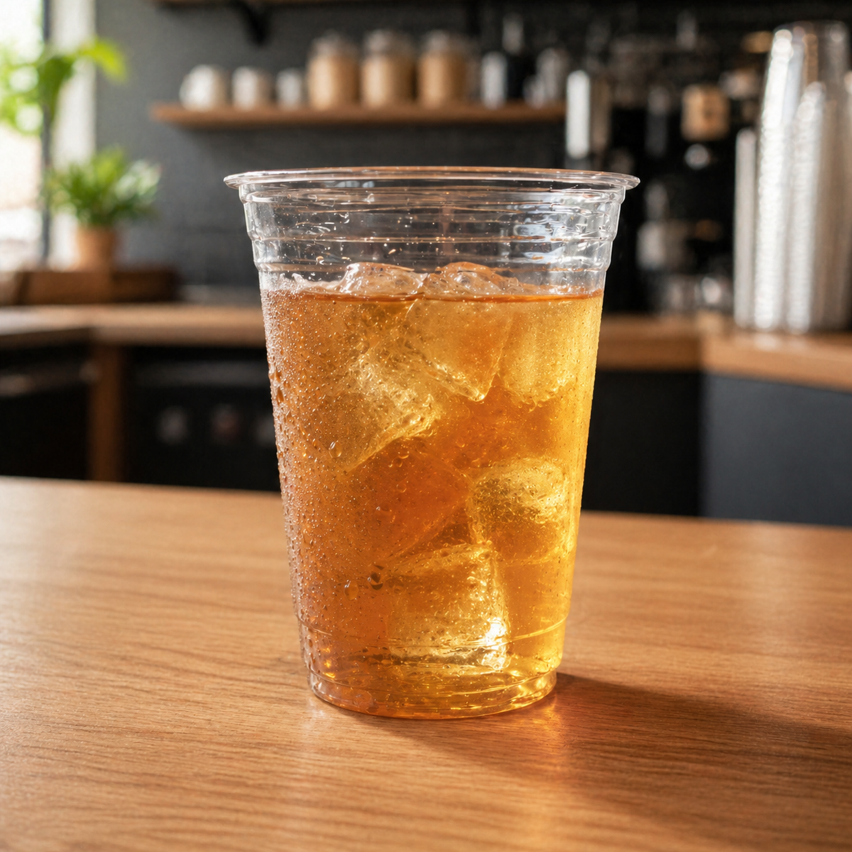 Rise Up 16 oz Clear PET Plastic Cold Cup - 1000/Case