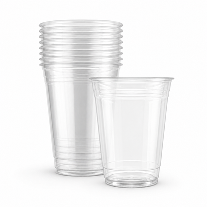 Rise Up 16 oz Clear PET Plastic Cold Cup - 1000/Case