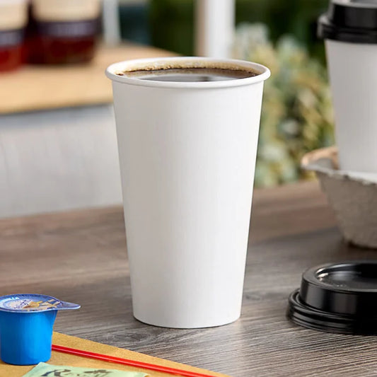16oz White Hot Cup - 1000/Case