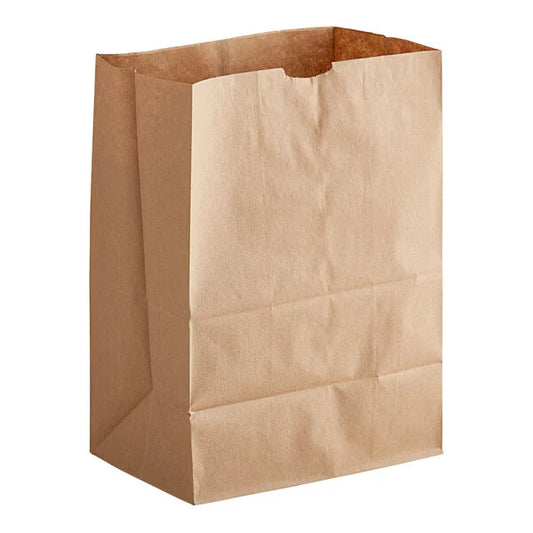 Duro 1/8 Tall Natural Kraft Paper Bag - 500/Pack