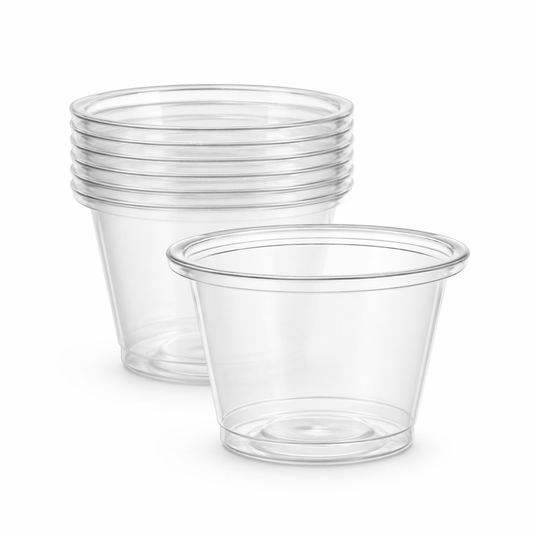 1 oz Clear Portion Cups, 2500 Count Case