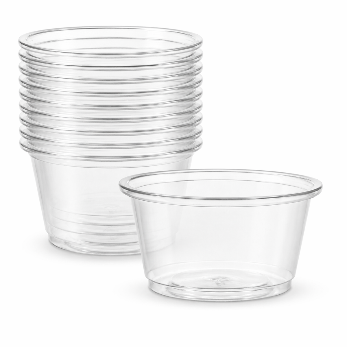 2 oz Clear Portion Cups, 2500 Count Case