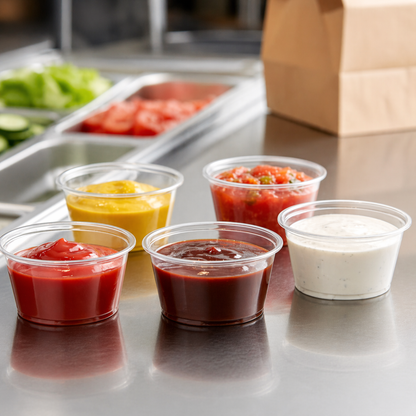 2 oz Clear Portion Cups, 2500 Count Case