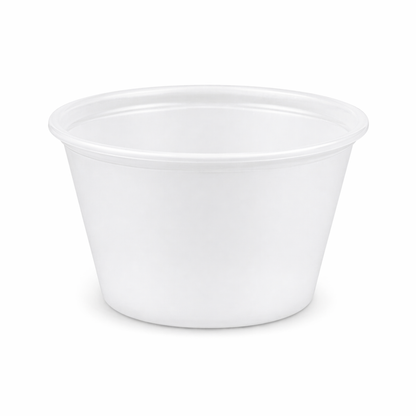 2 oz Plastic PS Soufflé Cups, 2500 Count Case