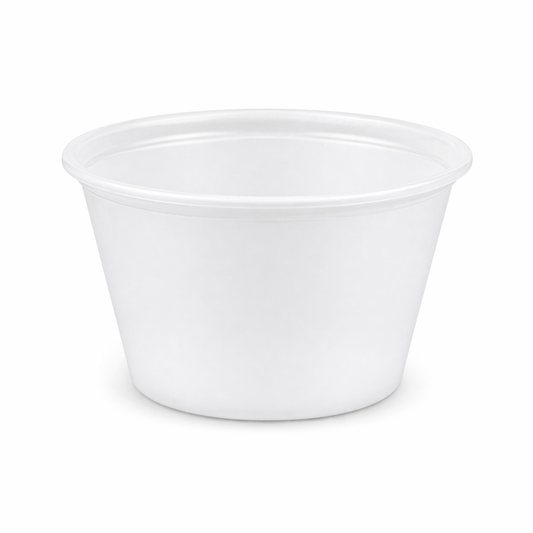 2 oz Plastic PS Soufflé Cups, 2500 Count Case