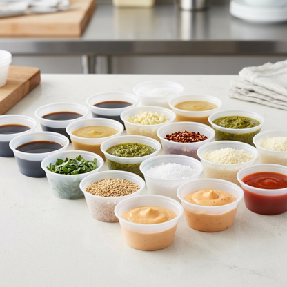 2 oz Plastic PS Soufflé Cups, 2500 Count Case