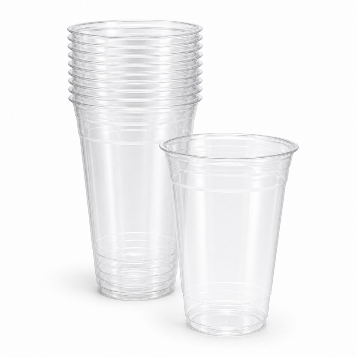 Rise Up 20 oz Clear PET Plastic Cold Cup - 600/Case