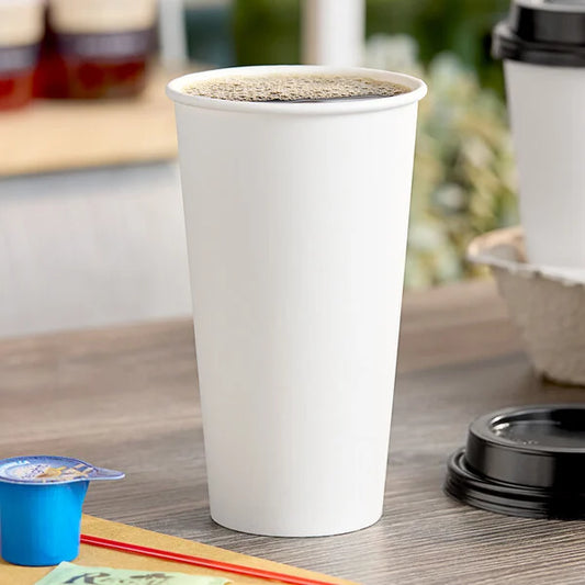 20oz White Hot Cup - 500/Case
