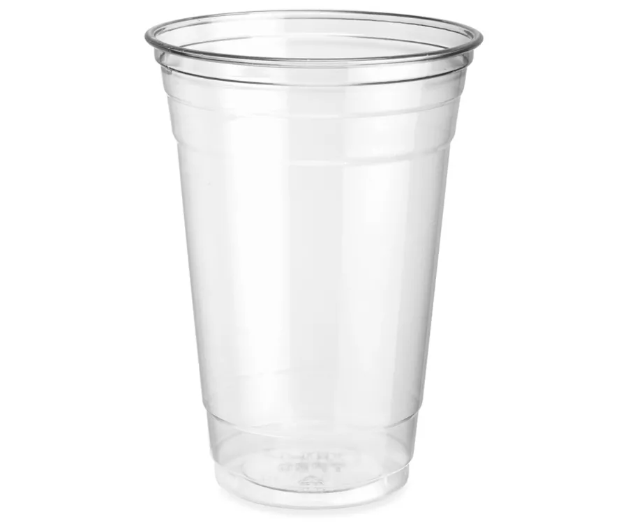 20oz Clear Plastic Pet Cups Heavy Weight - 600/Case