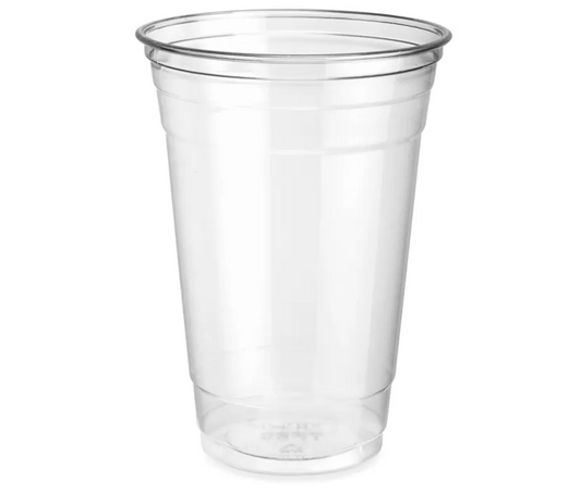 20oz Clear Plastic Pet Cups Heavy Weight - 600/Case