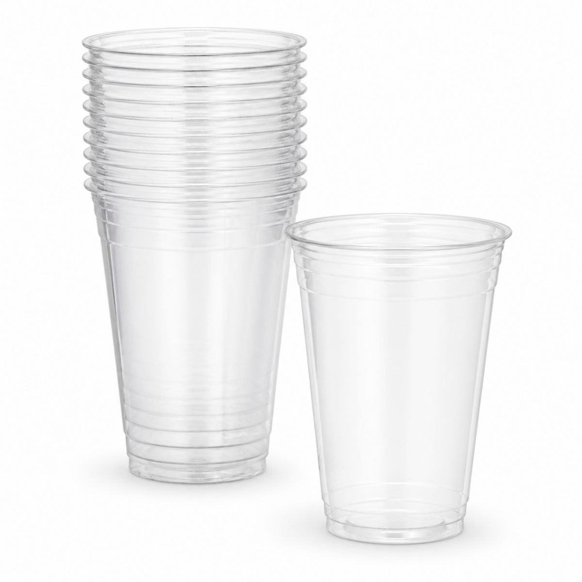 Rise Up 24 oz Clear PET Plastic Cold Cup - 600/Case