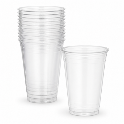 Rise Up 24 oz Clear PET Plastic Cold Cup - 600/Case
