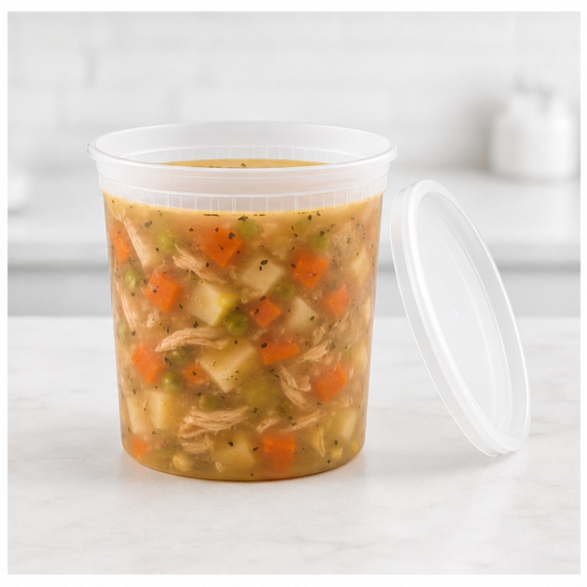 24oz Combo Deli Soup Container - 240/Case