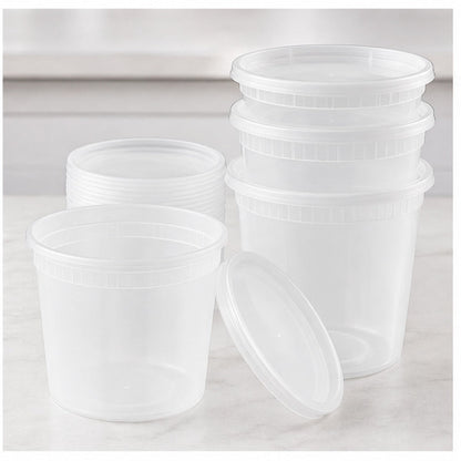 24oz Combo Deli Soup Container - 240/Case