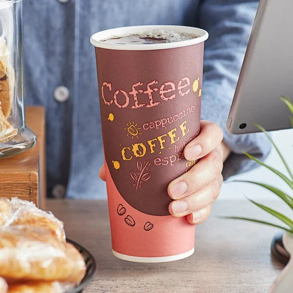 24oz Hot Cup Printed - 500/Case