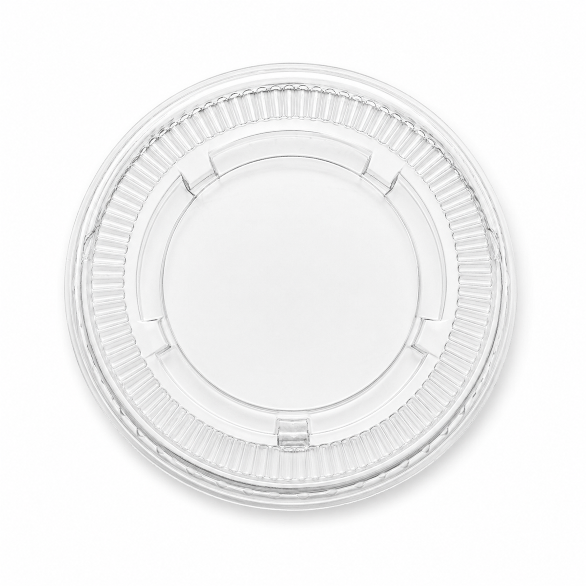 3.25 oz / 4 oz Clear Portion Cup Lids, 2500 Count Case