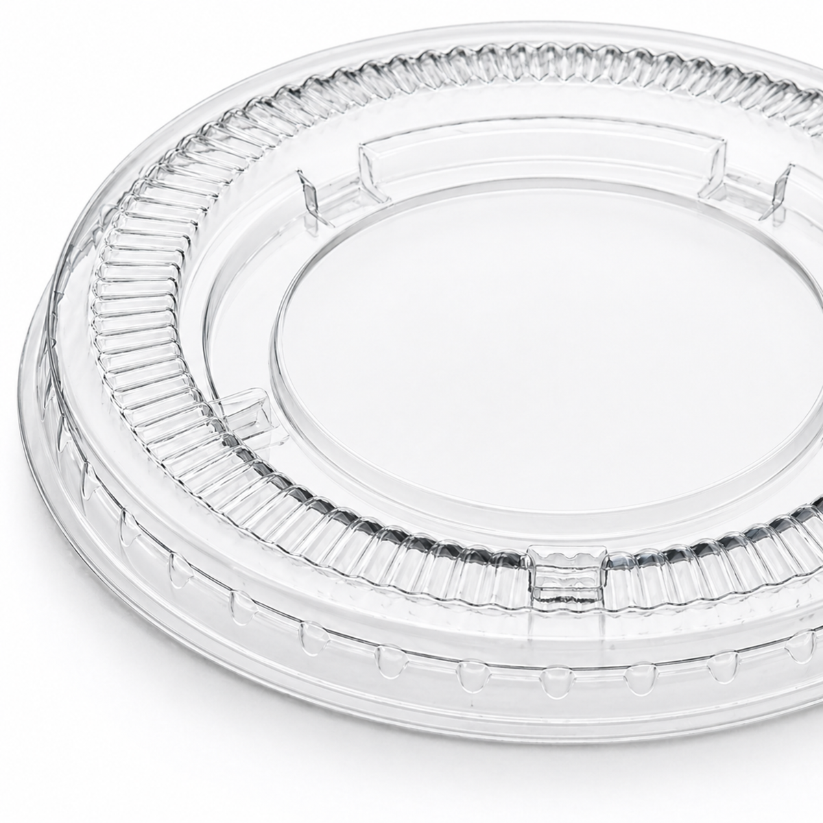 3.25 oz / 4 oz Clear Portion Cup Lids, 2500 Count Case