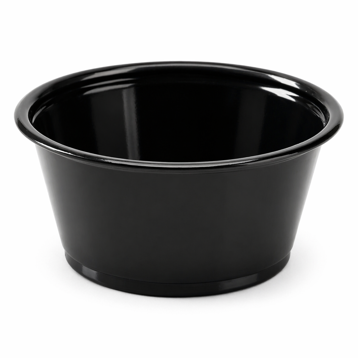 3.25 oz Black Portion Cups, 2500 Count Case
