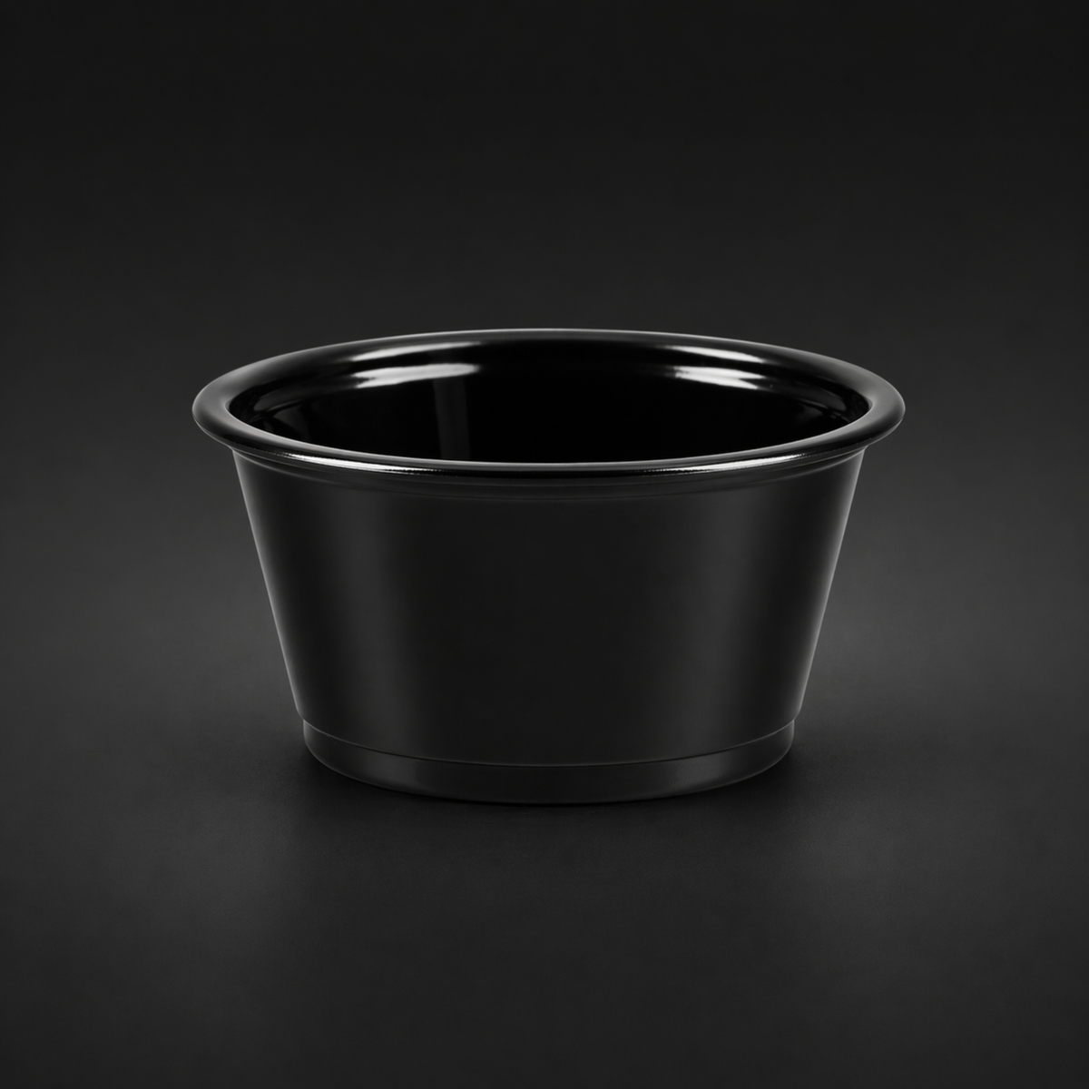 3.25 oz Black Portion Cups, 2500 Count Case