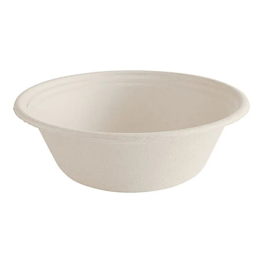 32 oz. Compostable Fiber Bowl - 400/Case