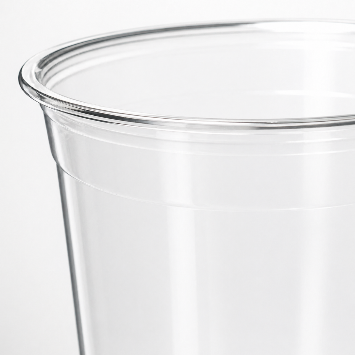 Rise Up 32 oz Clear PET Plastic Straight Wall Cold Cup - 300/Case