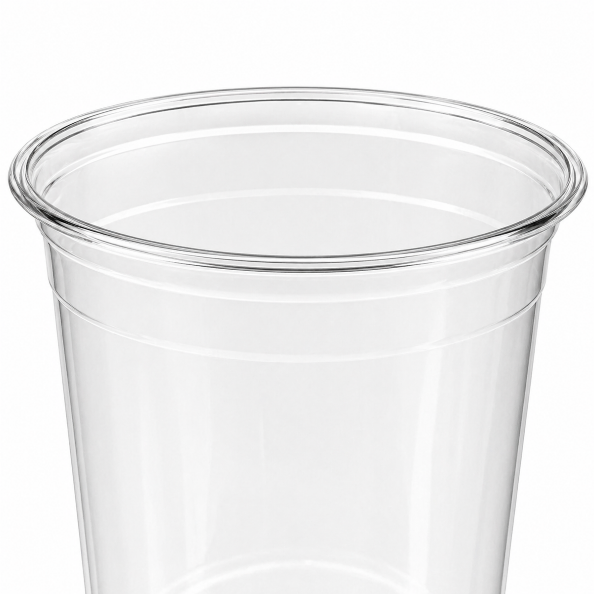 Rise Up 32 oz Clear PET Plastic Straight Wall Cold Cup - 300/Case